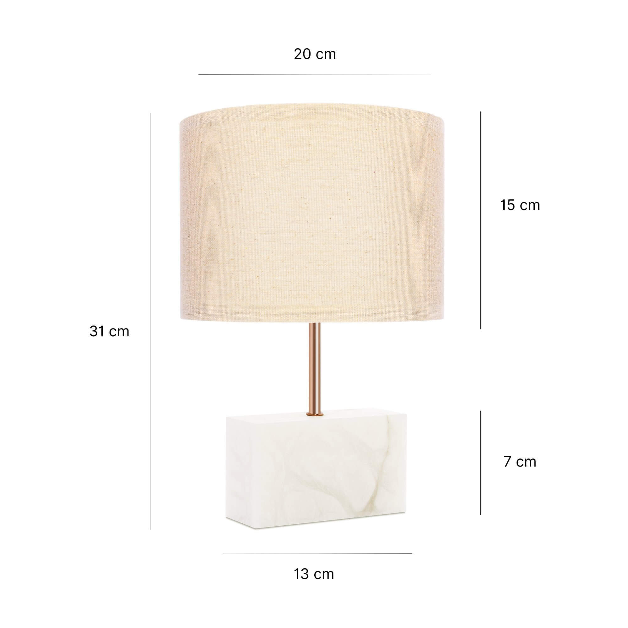 Lámpara de mesa de alabastro – Firenze Mini