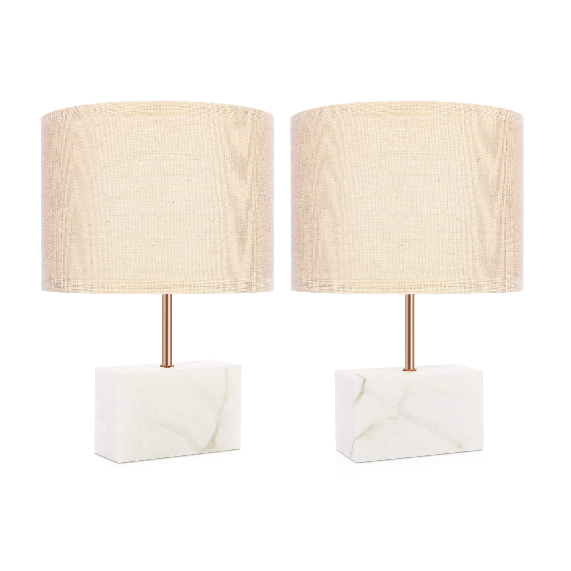 Lámparas de mesita de noche de alabastro – Firenze Mini (Pack 2)